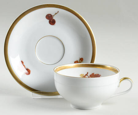 Harvest Flat Cup & Saucer Set