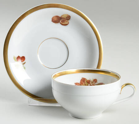 Harvest Flat Cup & Saucer Set