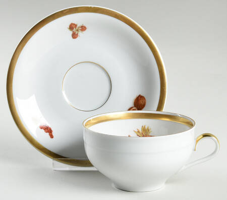 Harvest Flat Cup & Saucer Set