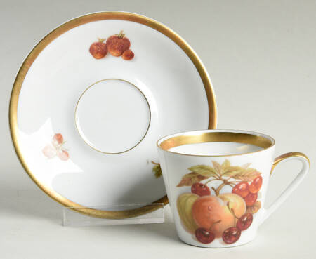 Harvest Flat Demitasse Cup & Saucer Set