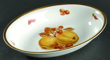 Harvest 10" Oval Vegetable Bowl