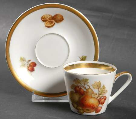 Harvest Flat Demitasse Cup & Saucer Set