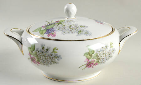 Lilac Round Covered Vegetable