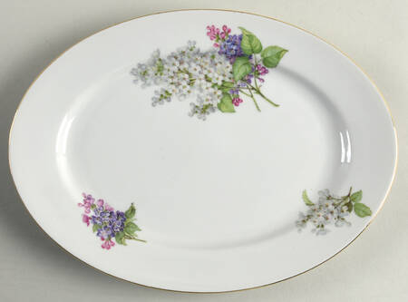 Lilac 11" Oval Serving Platter