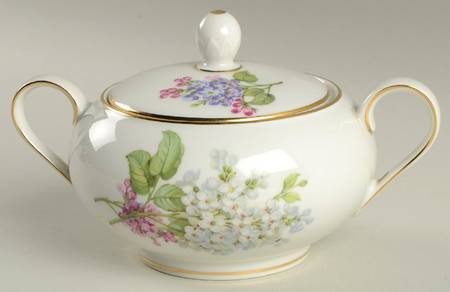 Lilac Sugar Bowl & Lid