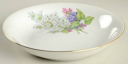 Lilac Coupe Soup Bowl
