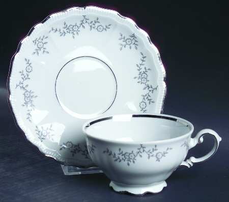 Malvern Footed Cup & Saucer Set