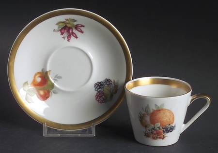 Orchard Flat Demitasse Cup & Saucer Set