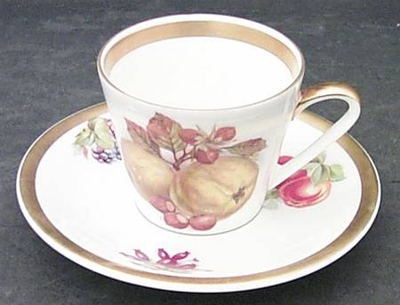 Orchard Flat Demitasse Cup & Saucer Set