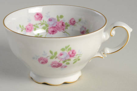 Rambler Rose Footed Cup