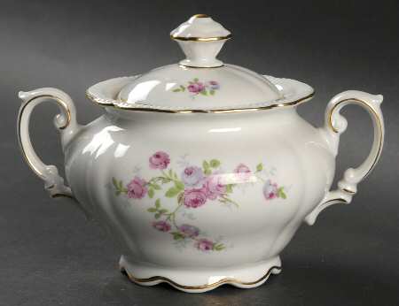 Rambler Rose Sugar Bowl & Lid