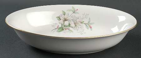 Rhododendron 10" Oval Vegetable Bowl by Jaeger