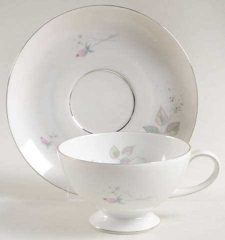 Rosemont Footed Cup & Saucer Set