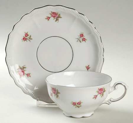 Rosemarie Footed Cup & Saucer Set