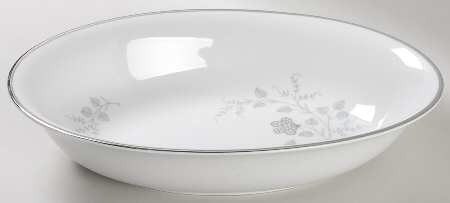 Silver Glory 10" Oval Vegetable Bowl
