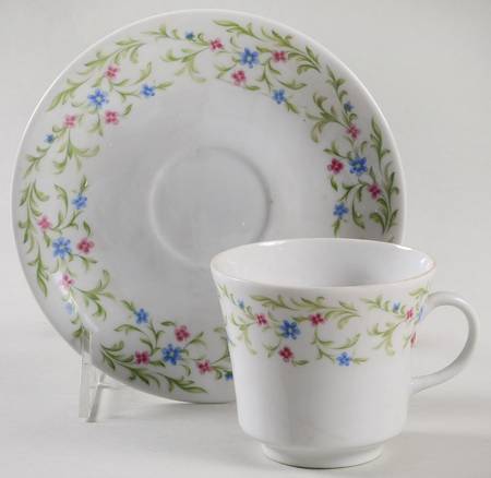 Suzette Flat Cup & Saucer Set