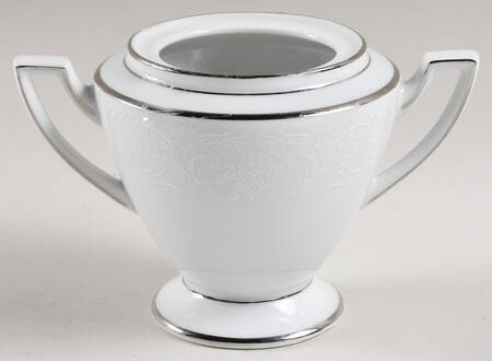White Chantilly Sugar Bowl No Lid