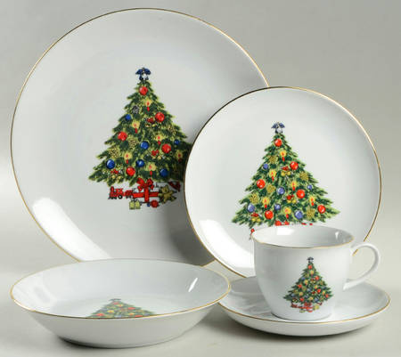 Christmas Treasure 5 Piece Place Setting