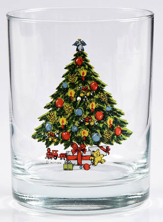 Christmas Treasure 10 Oz Glassware Old Fashioned