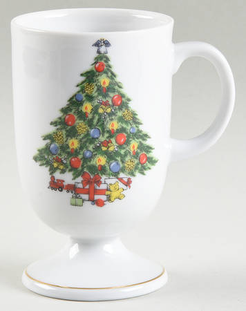 Christmas Treasure Footed Mug