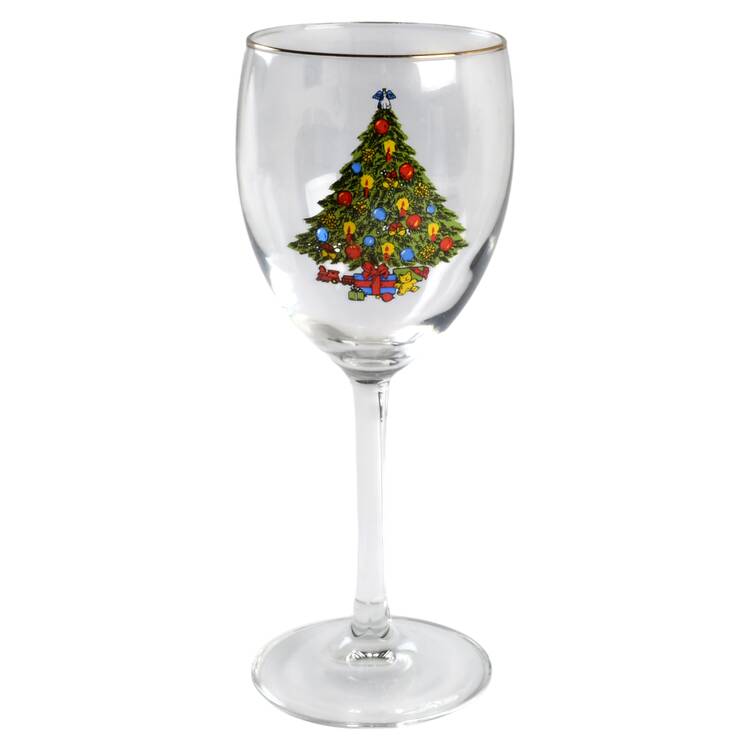 Christmas Treasure 10 Oz Glassware Goblet