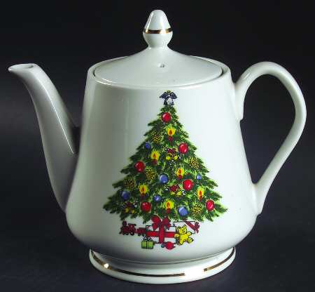Christmas Treasure Teapot & Lid