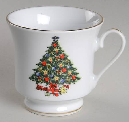 Christmas Treasure Footed Cup