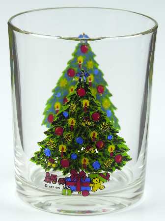 Christmas Treasure 10 Oz Glassware Old Fashioned
