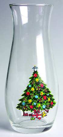 Christmas Treasure 6" Glassware Vase