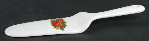 Christmas Treasure Solid Ceramic Pie/Cake Server