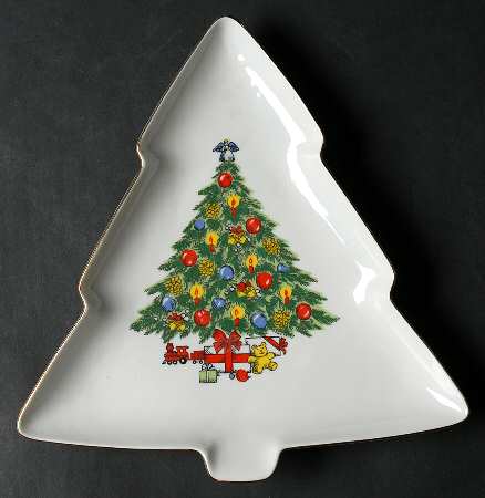 Christmas Treasure 1 Part Medium Tree Shaped Dish