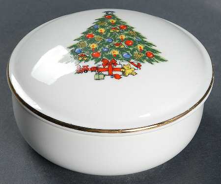 Christmas Treasure Candy Box & Lid