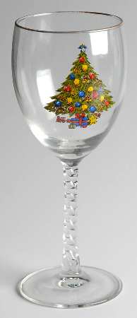 Christmas Treasure 10 Oz Glassware Goblet