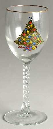 Christmas Treasure 8 Oz Glassware Wine