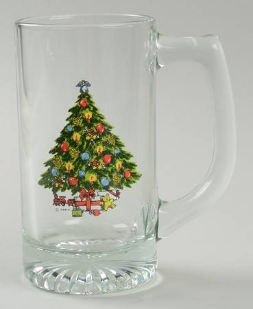Christmas Treasure Glassware Mug