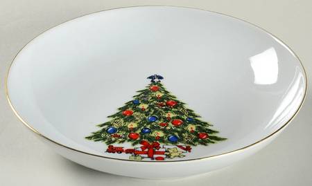 Christmas Treasure Coupe Soup Bowl