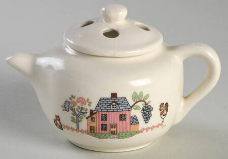 Country Home Potpourri Jar & Lid