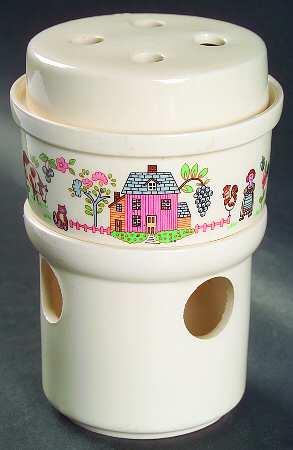 Country Home Potpourri & Lid with Stand