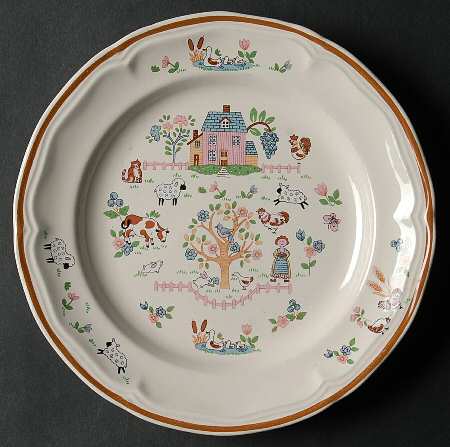 Country Home Salad Plate