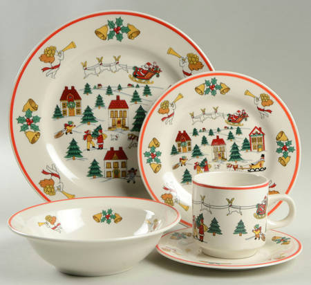 The Joy of Christmas (Smooth, Red Trim) 40 Piece Estate Set