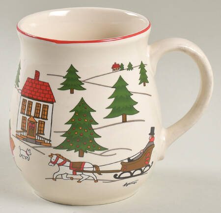 The Joy of Christmas (Smooth, Red Trim) Mug