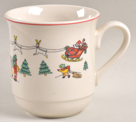 The Joy of Christmas (Smooth, Red Trim) Mug