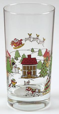The Joy of Christmas (Smooth, Red Trim) 10 Oz Glassware Tumbler