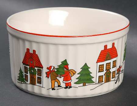 The Joy of Christmas (Smooth, Red Trim) Individual Souffle