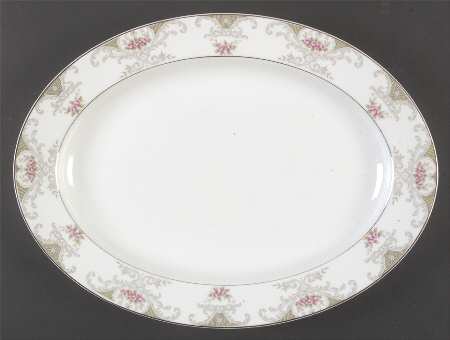 Alberon 14" Oval Serving Platter by Japan