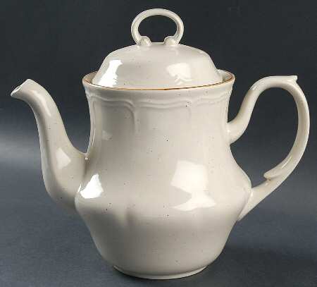 COUNTRY ALMOND Coffee Pot & Lid