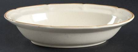 COUNTRY ALMOND 10" Oval Vegetable Bowl