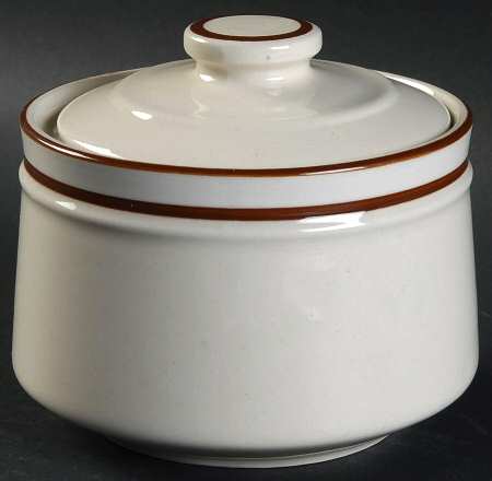 Bavarian Brown Sugar Bowl & Lid