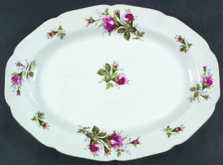 Bella Rose 14" Oval Serving Platter