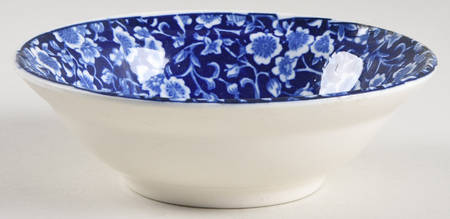 Blue Calico Coupe Cereal Bowl